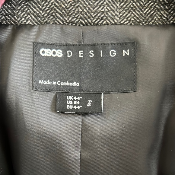 Men's Gray Vest by ASOS Design - Picture 2 of 2